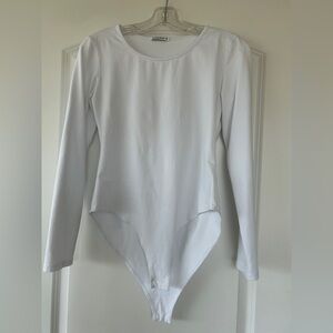 NWOT Mangopop Round Neck Long Sleeve Bodysuit